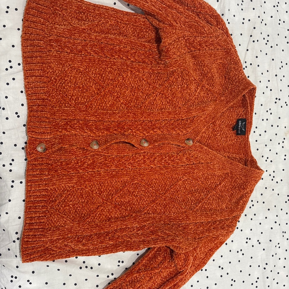 Victory Heart Orange Sweater